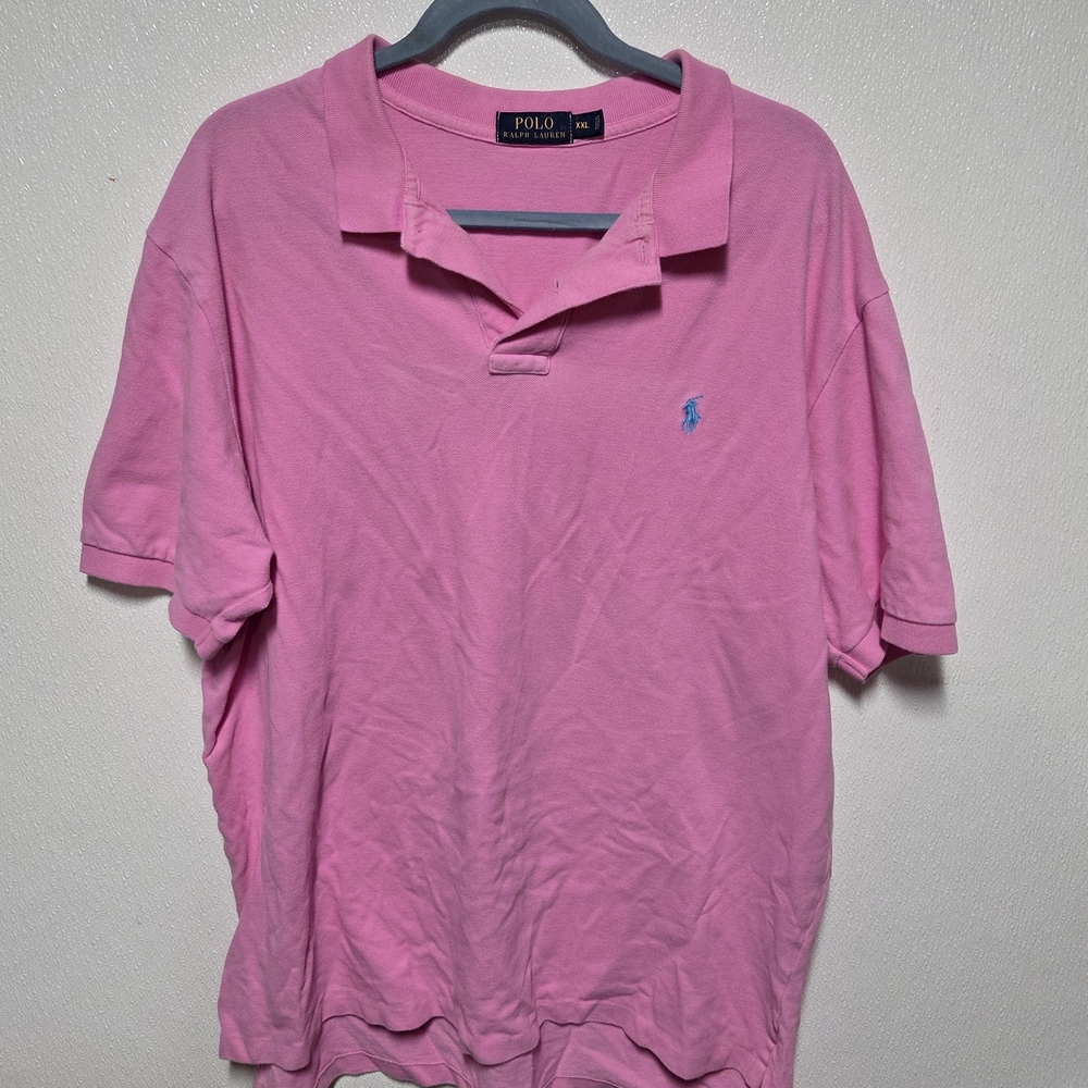 Polo by Ralph Lauren Men's Polo Shirt in Pink